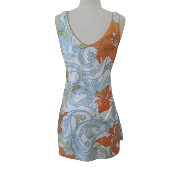 FERNANDO SANCHEZ Floral print tank dress sz P XS mini - Picture 2 of 7